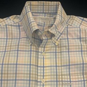 ALEX CANNON LS 100% Cotton Plaid Shirt
